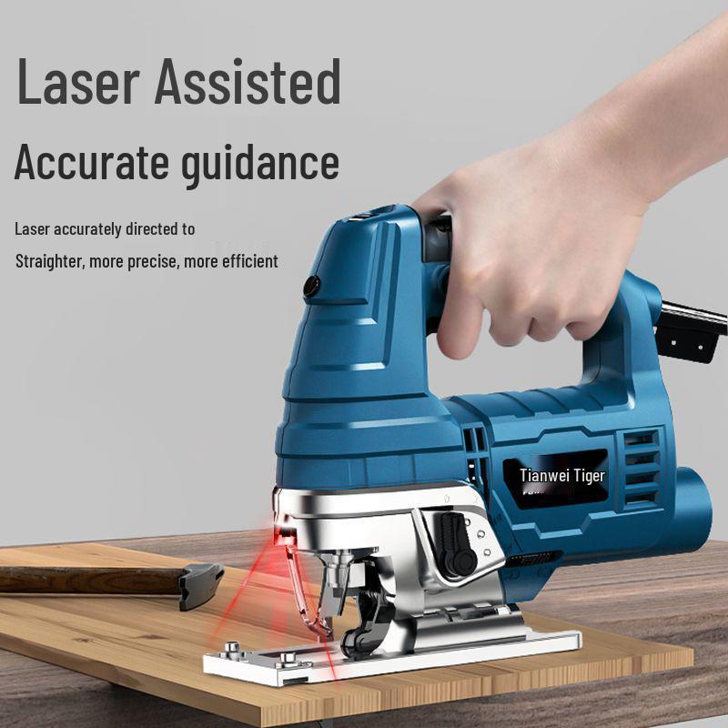 High-Power Multifunctional Electric Jigsaw for Woodworking