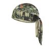Kakatrend Bandana Cap Camouflage Green Snake Quick Dry Sweat Absorption Pirate Hat UV Cut Sweat Stopper Men's Breathable Mesh Durag Skull Cap Bandana