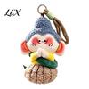 Dunhuang Style Accessories Cute Buddha Keychain, Plush Pendant with Embroidered Unique Gift for Friends Details, Soft Car Bag Charm, Creative Couples