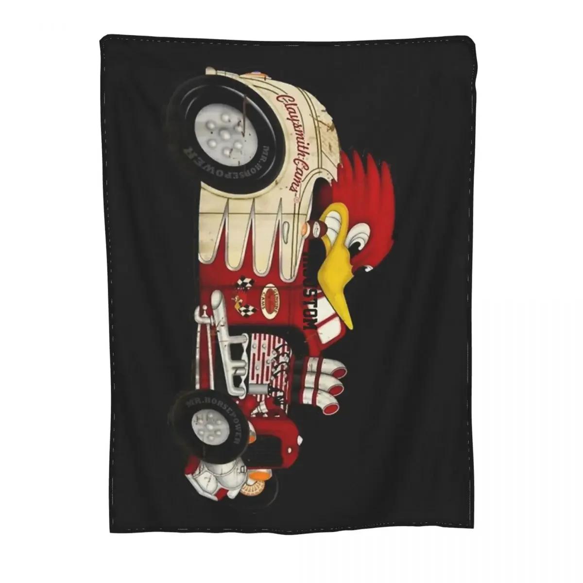 

Hot Rodder Sign Blanket Fleece Clay Smith Cams Speed Shop Mr 75X95CM серый