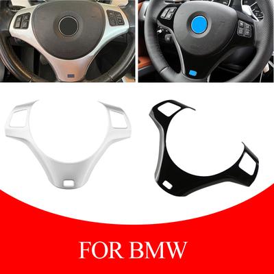 Steering Wheel Panel Decoration Cover Sticker for BMW 1 3 Series E90 E92 E93 2005-2012 E82 E87 2004-2011 X1 E84 Accessories