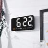 New Wall Clock Simple Large Screen Hanging Dual Purpose Clock Living Room Watch Strap Temperature Multi Function Alarm Clock