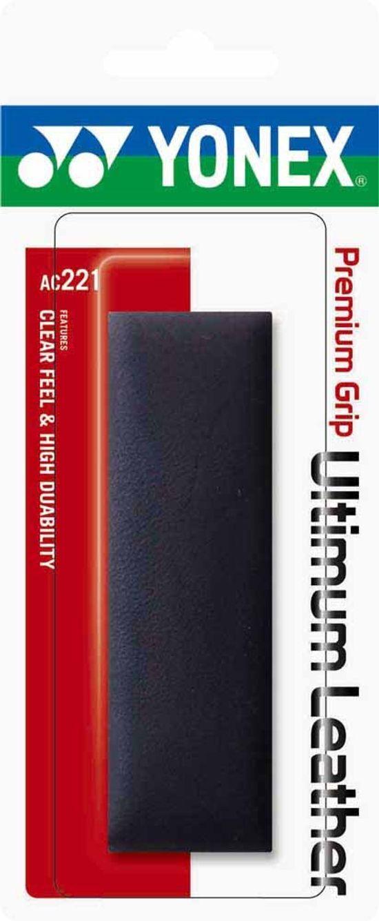 

YONEX теннисная сменная ручка Premium Grip Ultimate Leather AC221 Black