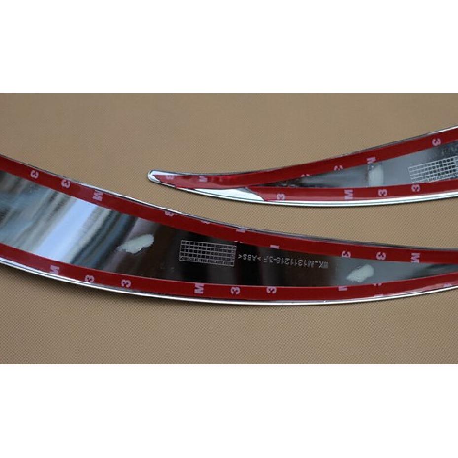 Chrome Head + Tail Light Trims Cover For Mazda 3 Sedan 2014-2016 Accessories