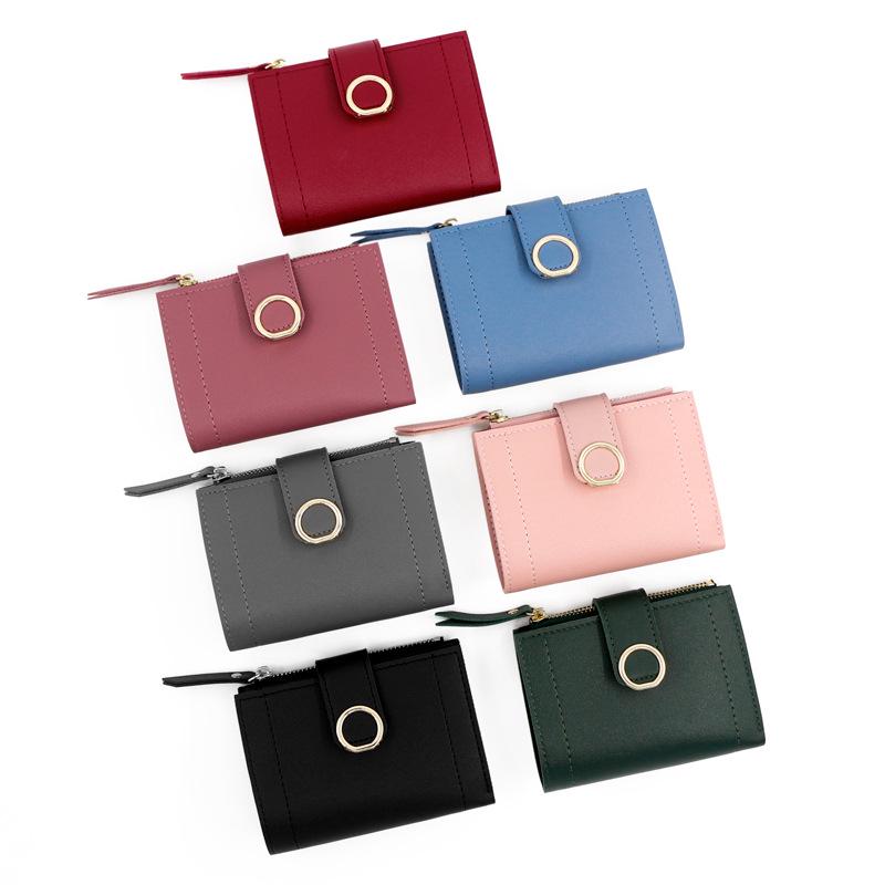 Women's Korean Style Tassel Bi-Fold Wallet - Simple, Fashionable Coin Purse