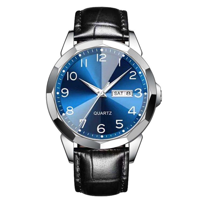 New Business Men's Watch Double Calendar High-end Quartz Men's Watch Fashion Multi-function Watch Non-mechanical Watch