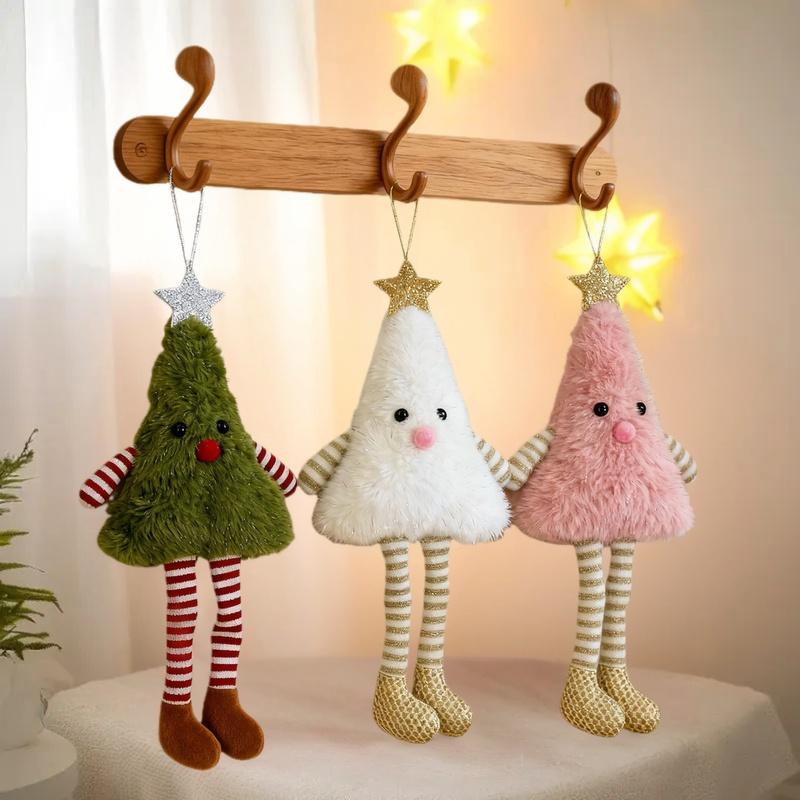 Cute Plush Christmas Tree Doll – Festive Home and Party Decoration, Holiday Ornament and Gift