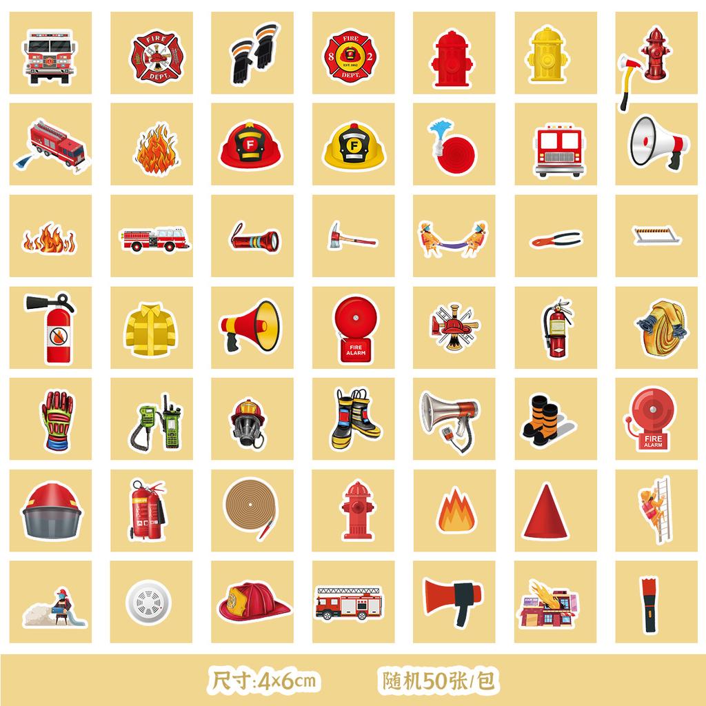 50/100 Transportation Stickers Mobile Phone Water Cup Waterproof Decorative Stickers Children DIY Hand Account Stickers