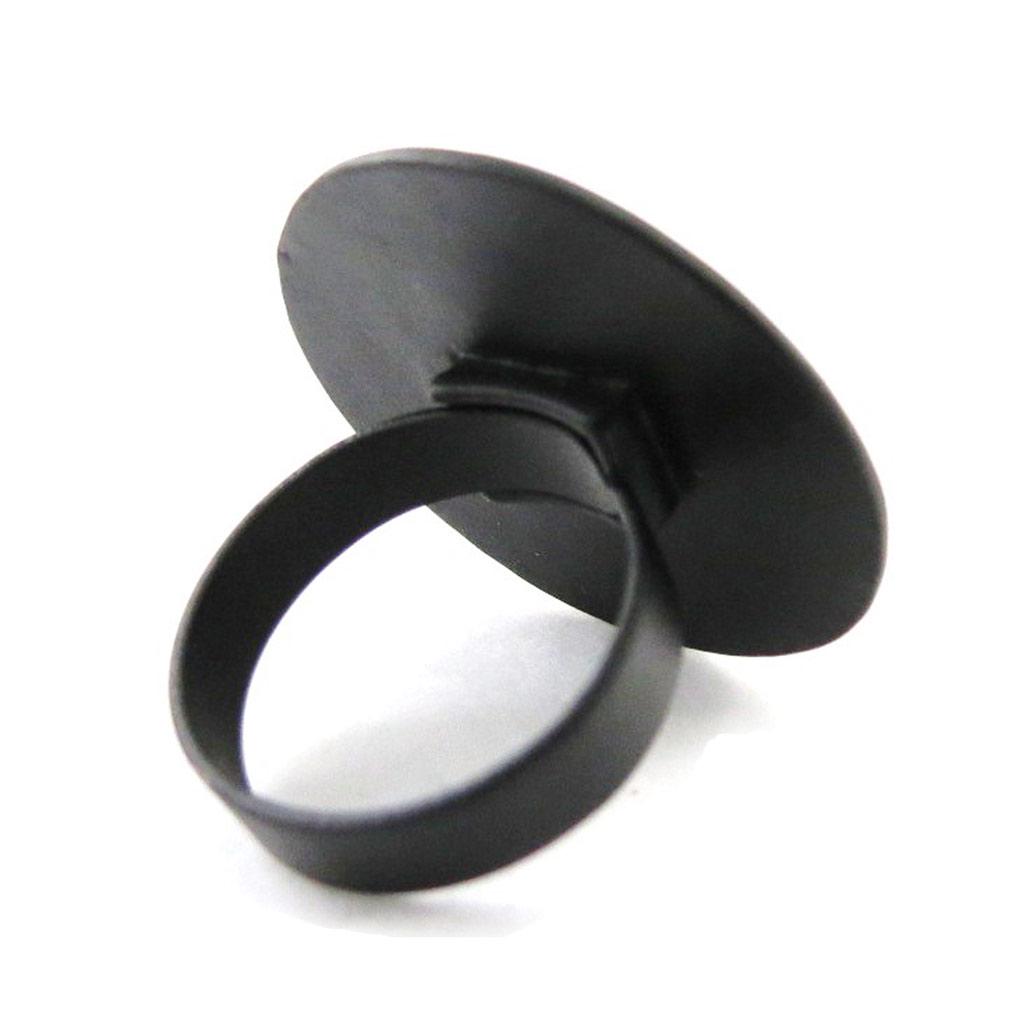 NOA [J1912] - Designer Ring 'Safari' Black Brown