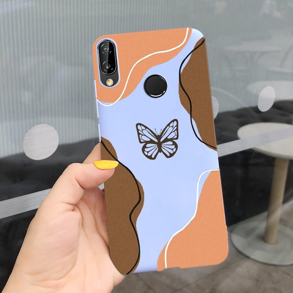 For Huawei P20 Lite Case Nova 3e ANE-LX1 ANE-LX2 Cute Cartoon Candy Color Silicone Phone Cases For Huawei P20lite Soft TPU Cover