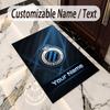 Crystal Velvet Rug Club Brugge FC Print Custom Name Text Floor Mat Home Decor