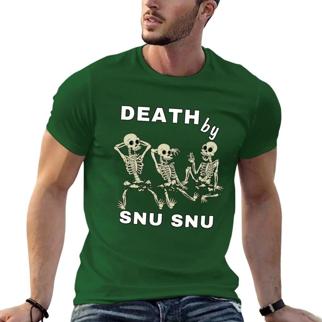 Neues Death By Snu Snu T-Shirt Anime Kleidung Grafik T-Shirts Schweres T-Shirt für Unisex