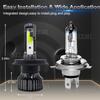 12V LED Car Lamps Headlight H4 6000K 110W 24000 LM Fog Light White Xenon Bulbs