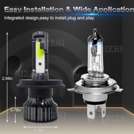 12V LED Car Lamps Headlight H4 6000K 110W 24000 LM Fog Light White Xenon Bulbs