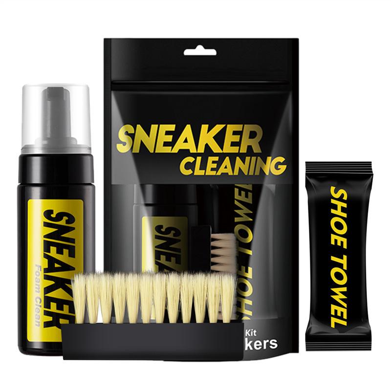 Boot Shoe Fresheners Shoes Cleaner Suit Foam Dry Cleaning 150ML Water-Free Foam Sneakers Cleaning Shoe Brush White Shoe Suede