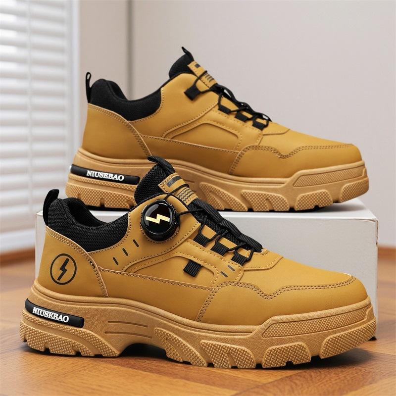2025 Autumn New Men's Tooling Boots Classic Versatile Men's Casual Shoes Youth Wear-resistant Versatile Men's Shoes