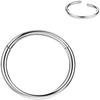 Hoop Earrings for Women and Man 925 Sterling Silver Jewelry 1.2MM Fashion Womens Ear-rings