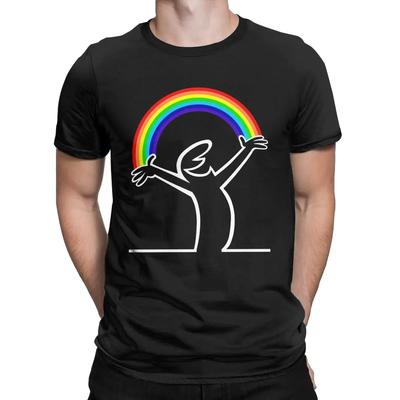 La Linea Men Lineman Rainbow La Linea T Shirt 100% Cotton Clothing Vintage Short Sleeve O Neck Tees Birthday Present T-Shirt
