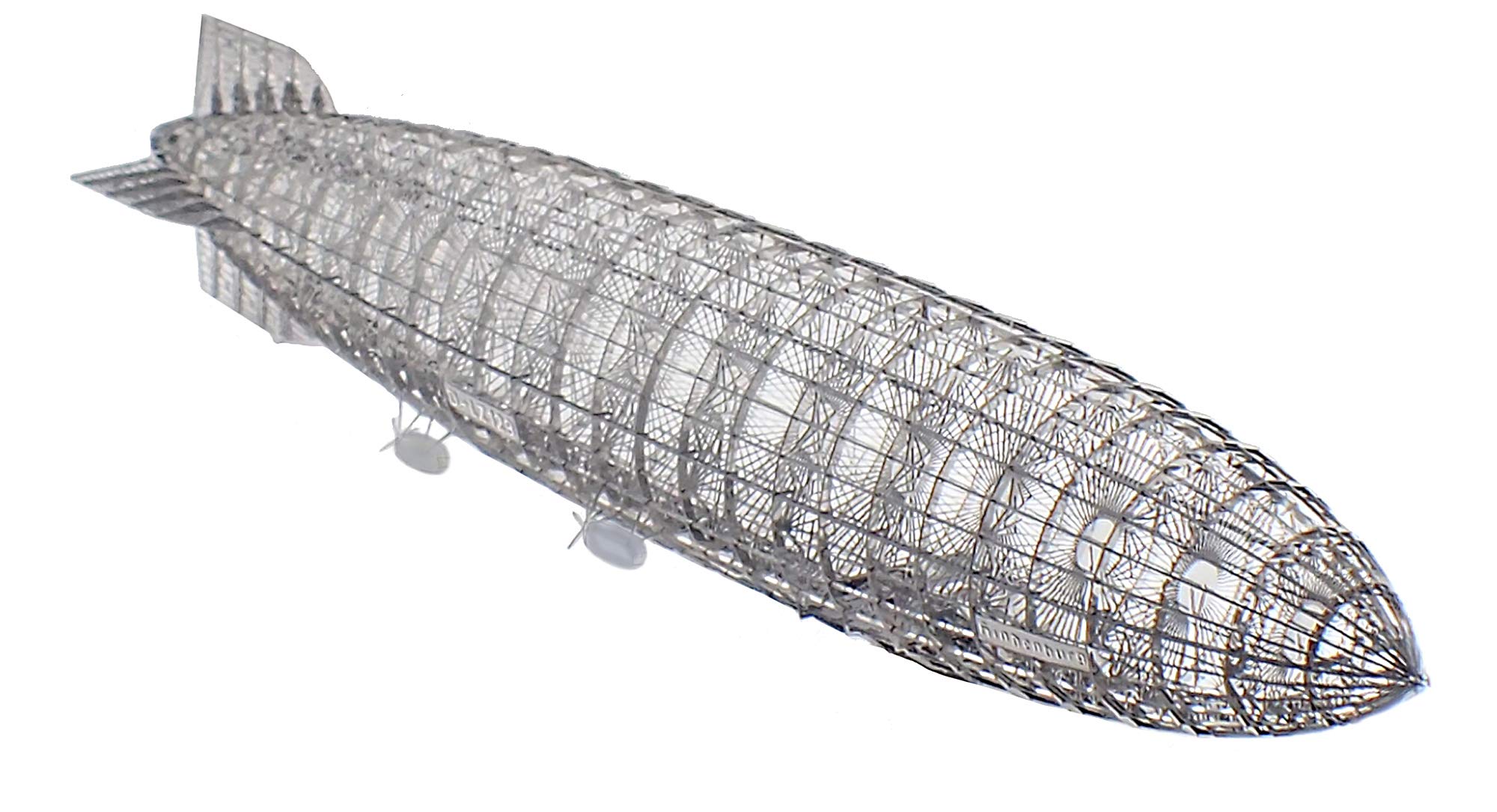 

Aerobase 1/1000 Airship Series Rigid Airship Structure German Super-Giant Airship Hindenburg LZ129 Metal Precision Model Kit (Length 247mm / Diameter