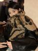 Women Winter Knitted Scarf Headscarf Ladies Men Casual Leopard Print Warm Scarve Mujer Male Foulard Soft Wrap Shawl New Unisex