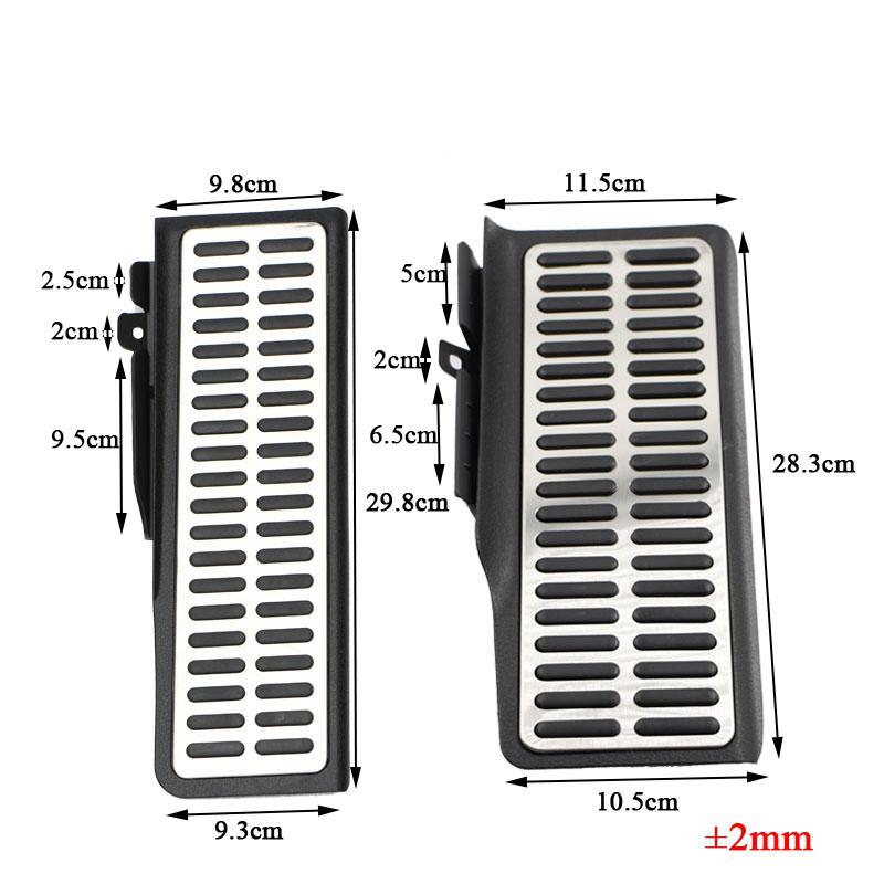Car Accessories Footrest Gas Brake Pedal Clutch Pedal for Skoda Octavia A5 Yeti Superb for Seat Altea Leon Toledo