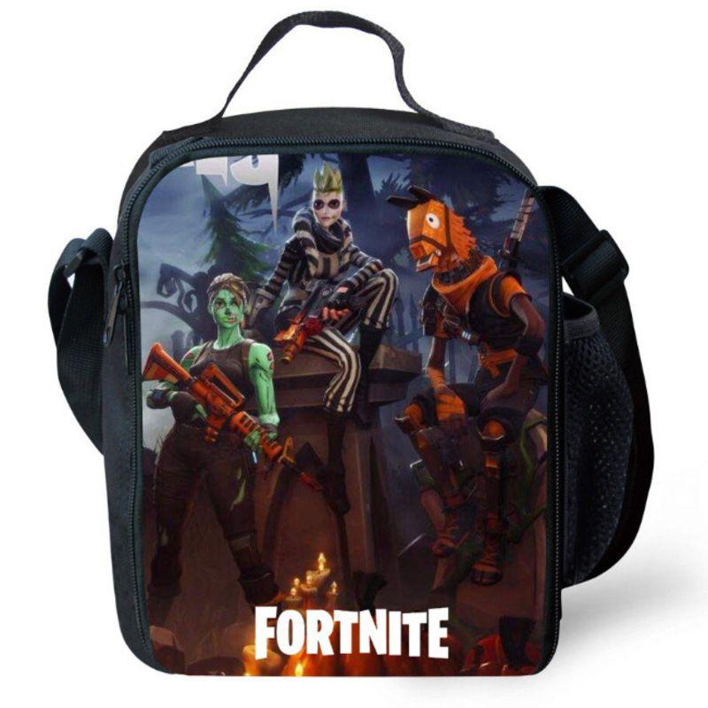 Student School Battle Bag Girls Boys Snack Bags Lunch Kids Box