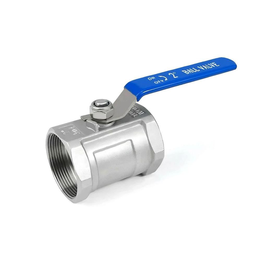 304/316 Stainless Steel One-Piece Ball Valve, Female Thread, DN15, 4-6 Points