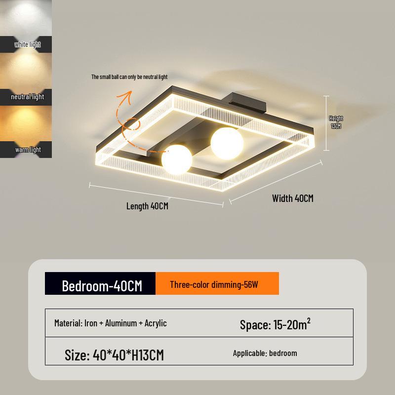 2025 Modern Minimalist Italian Ceiling Light for Bedroom and Study