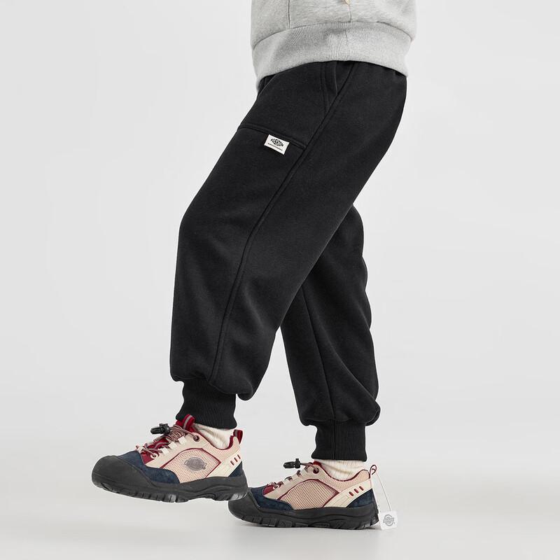 Boys' Fleece-Lined Winter Athletic Jogger Pants
