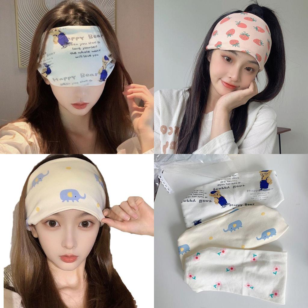 Cotton Maternity Winter Headband With Cartoon Strawberry Elephant Print For Postpartum Care And Breastfeeding Support