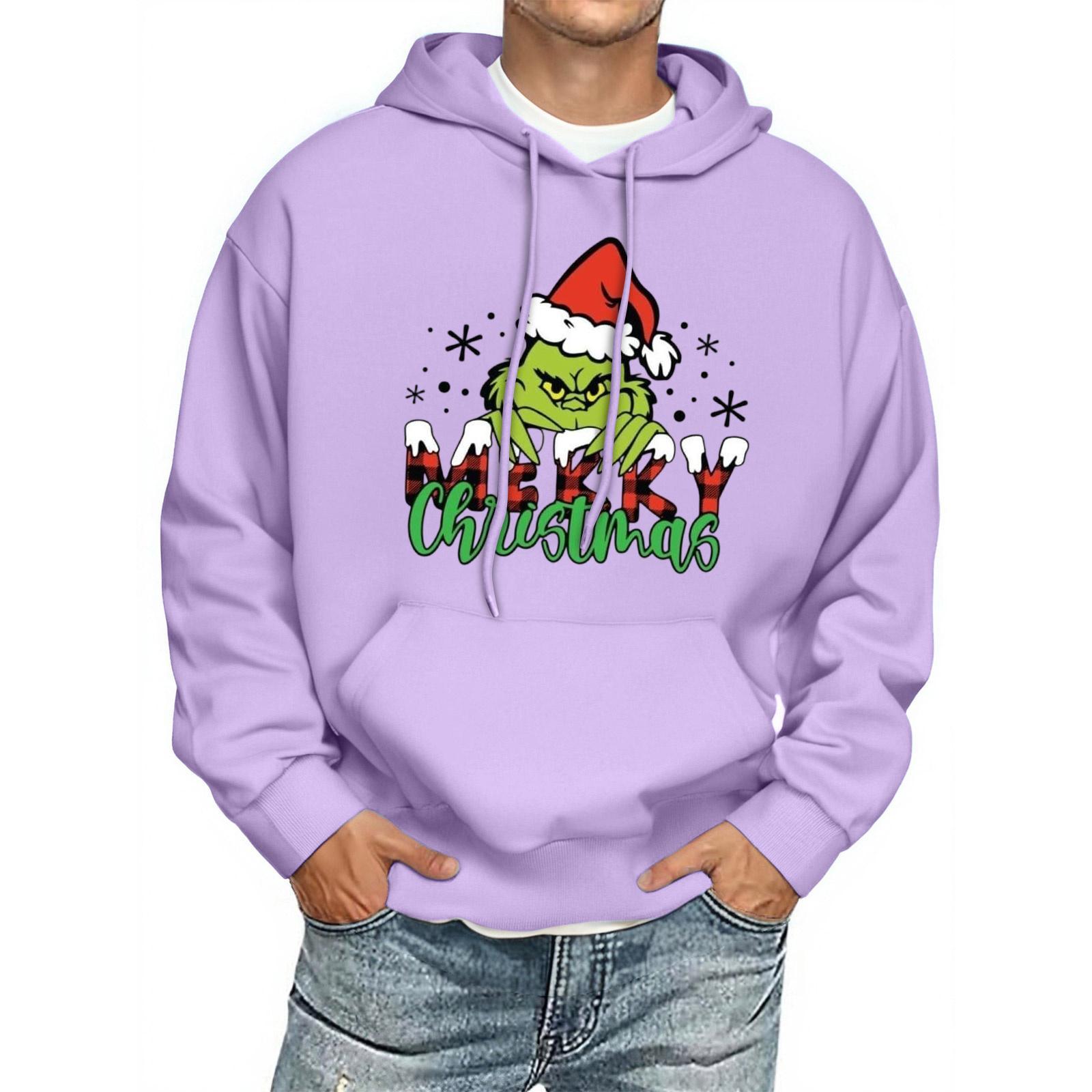 

Мужская толстовка с капюшоном с принтом, с длинным рукавом, повседневный пуловер, худи, толстовка с капюшоном M