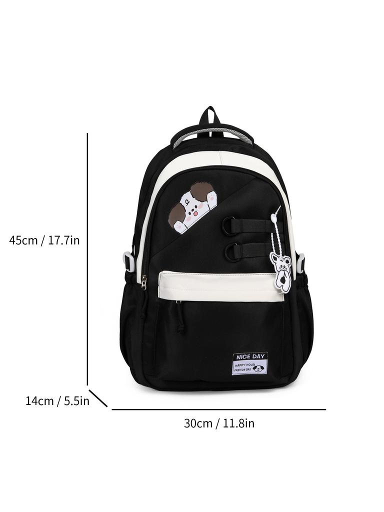Schoolbag Campus Junior high school student schoolbag College student simple Korean version large capacity computer travel backpack lightweight high