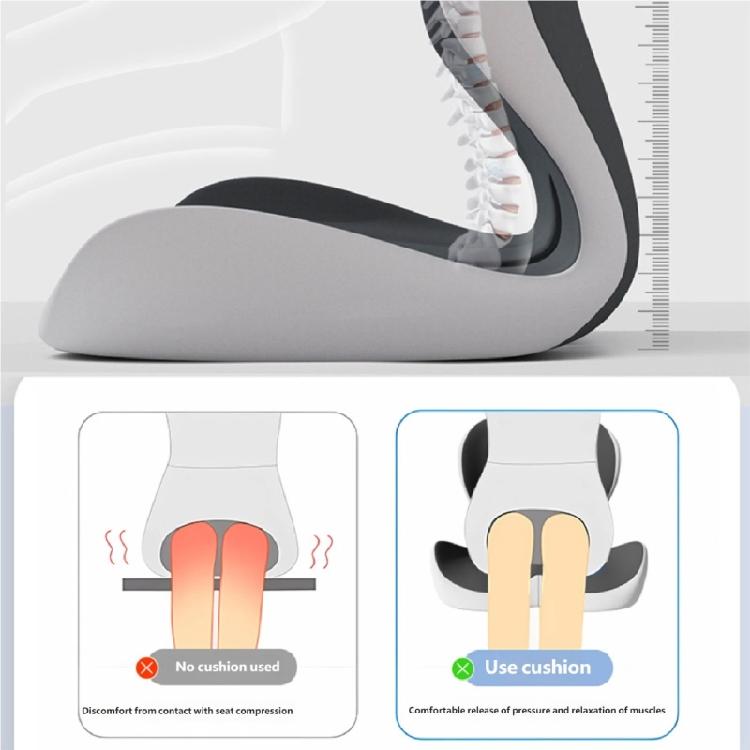 High Densities Memory Foam Ergonomic Seat and Back Cushion for Lower Back During Work