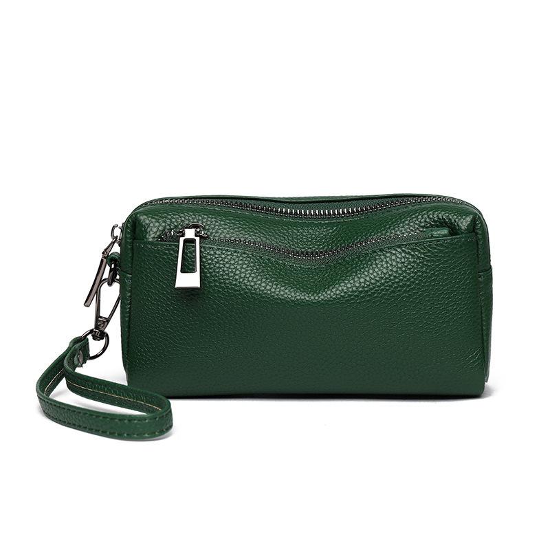 Mobile Phone Small Bag - Fashionable and Casual, Niche Single Shoulder Crossbody Bag, Cowhide Handbag