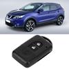 2 Tlačítka Dálkové Klíčové Pouzdro Kryt Náhrada Vhodné pro Nissan Qashqai X Trail