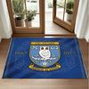 Sheffield Wednesday Design Crystal Velvet Rug Soft Decorative Mat for Bedroom Entrance