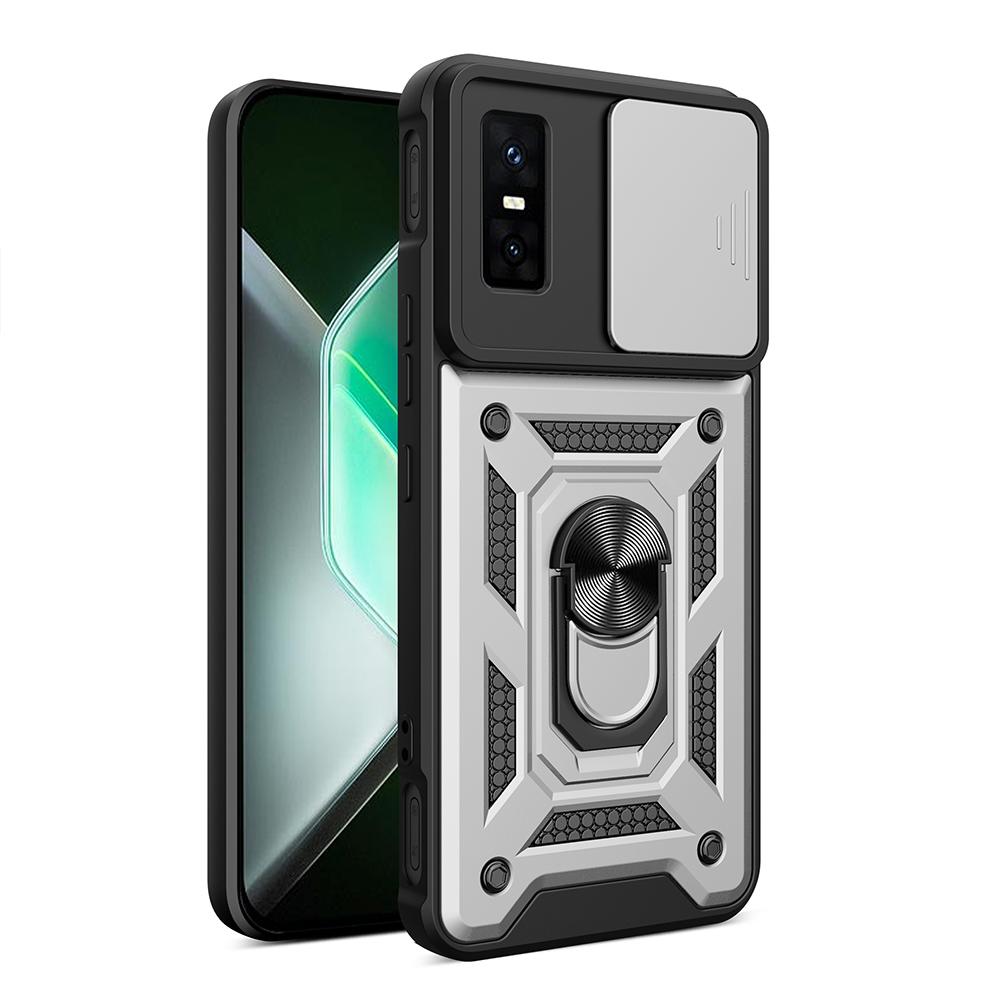 Hülle für Infinix GT 30 Pro 5G Hülle Schiebekamera Ringständer Schutzhülle für Infinix GT 30 Pro Stoßfeste Capa