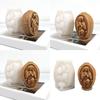3D Easters Eggs Candle Molds Plasters Molds Silicone Mould Ornament Castings Molds Epoxy Resin Molds