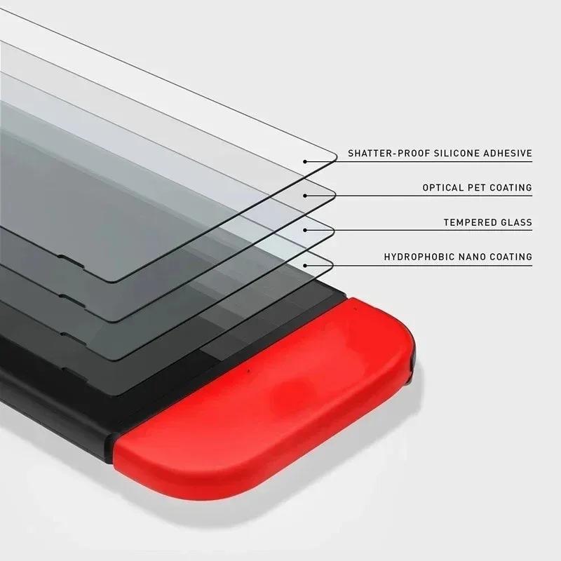 3/2/1Pack Premium Tempered Glass for Nintendo Switch Lite/Switch Oled Screen Protector HD Clear Anti-Scratch Protective Films