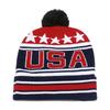 Autumn and Winter Independence Day Wool Hat Flag Stars USA Jacquard Knitted Hat Men and Women