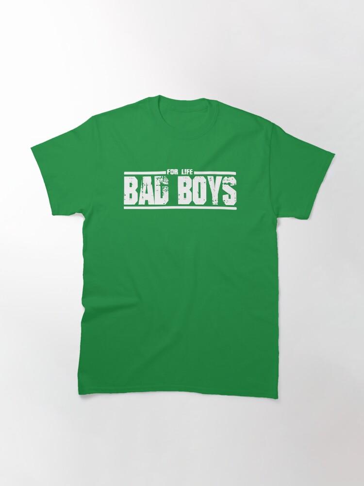 Bad Boys Bad Boys For Live - White Logo Classic T-Shirt