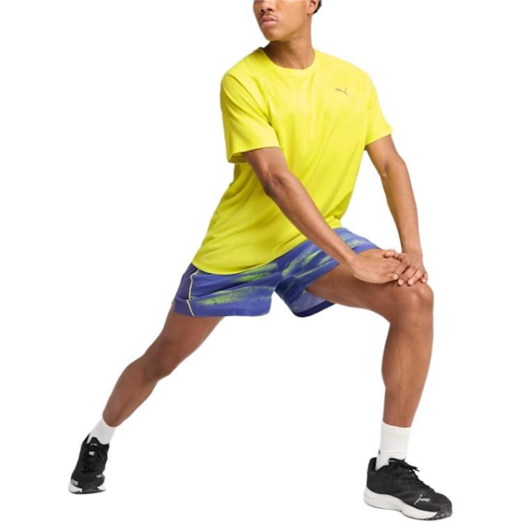 Puma T Shirts Men's Yellow Crew Neck 527238-39