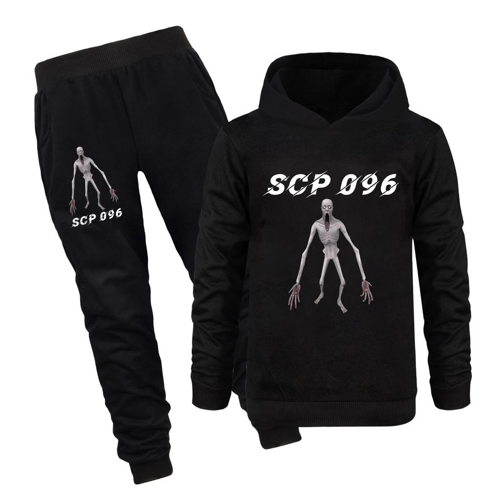 Shy Guy Fondazione SCP Fantascienza Tuta per Bambini Felpa+Pantaloni Set Tuta per Neonate Abbigliamento per Bambini