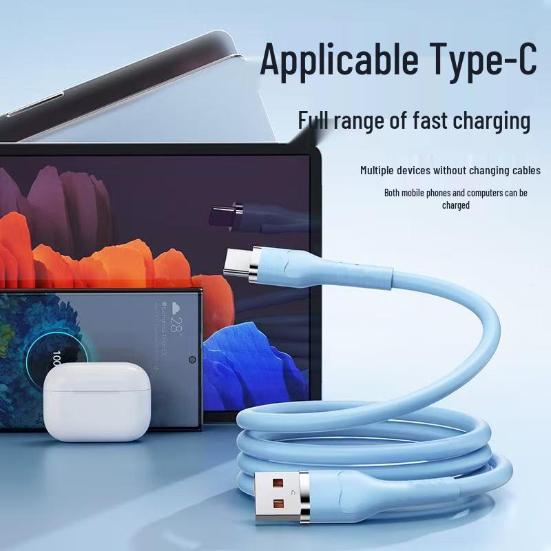 Fast Charging Type-C Cable for Apple 15, Huawei, Xiaomi, OPPO Phones, Tablets, iPads, Car Chargers