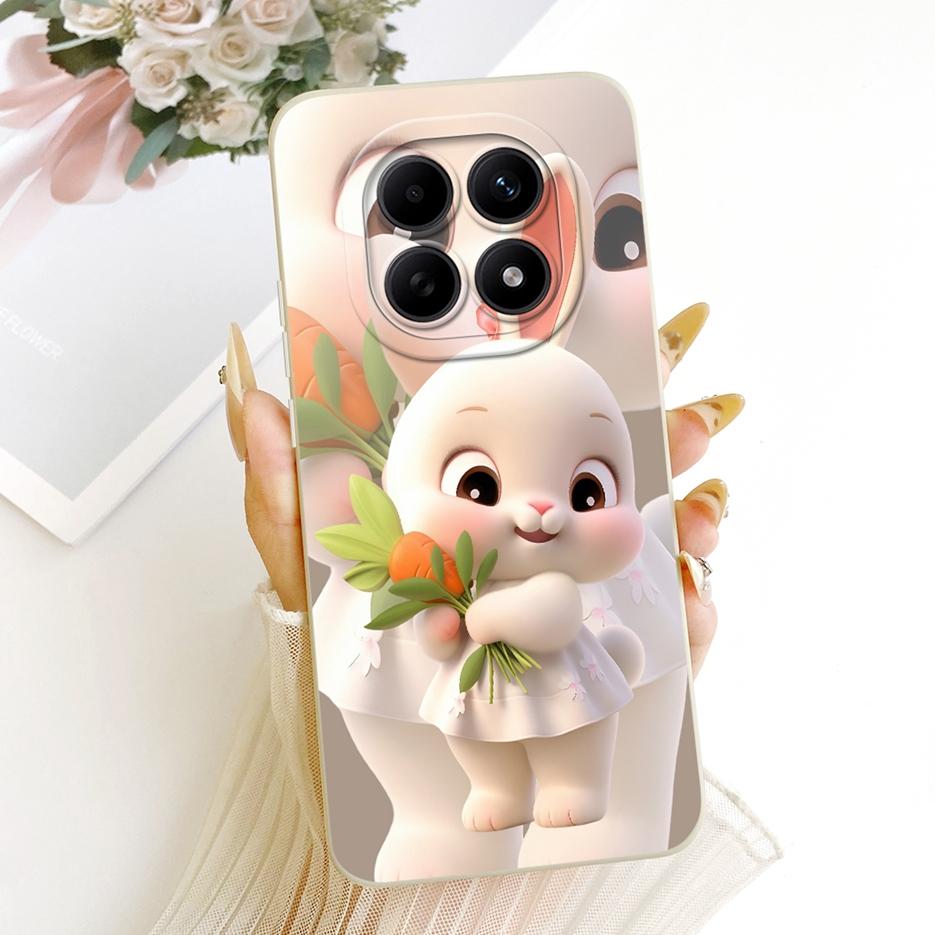For Xiaomi Redmi Note 15 Pro Plus 5G Case Cute Rabbit Cartoon Cover Soft TPU Phone Case For Redmi Note 15 Note15 Pro + 5G Fundas