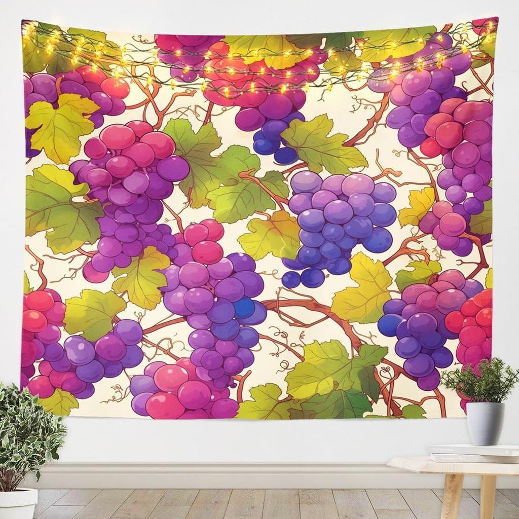 3D Peach Tapestry For Bedroom Aesthetic White Flower Tapestry Chic Rustic Floral Wall Tapestry,Green Leaves Tapestries Pink And