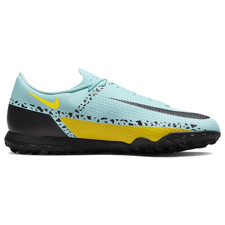 Nike Phantom GT TF Turf Synthetic Leather Cushioning Slip Resistant Abrasion Resistant Coverage Soccer Shoes Men's DC0821-407