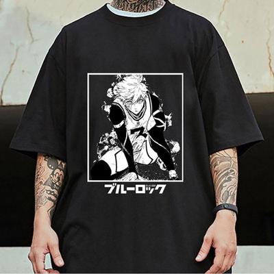 Anime Blue Lock Tričko Seishiro Nagi Grafický potisk Krátký rukáv Unisex Streetwear Ležérní Osobnost Anime Harajuku Trička Topy