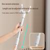 Retractable Adjustable Clothes Drying Pole with Thickened Fork for Dormitory or Balcony