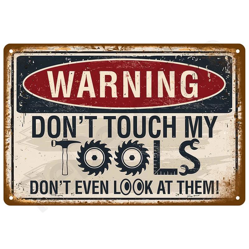 Retro Vintage Tin Sign - Luxury Metal Plate Poster Art Mural for Mancave Bar Home Room Wall Decor